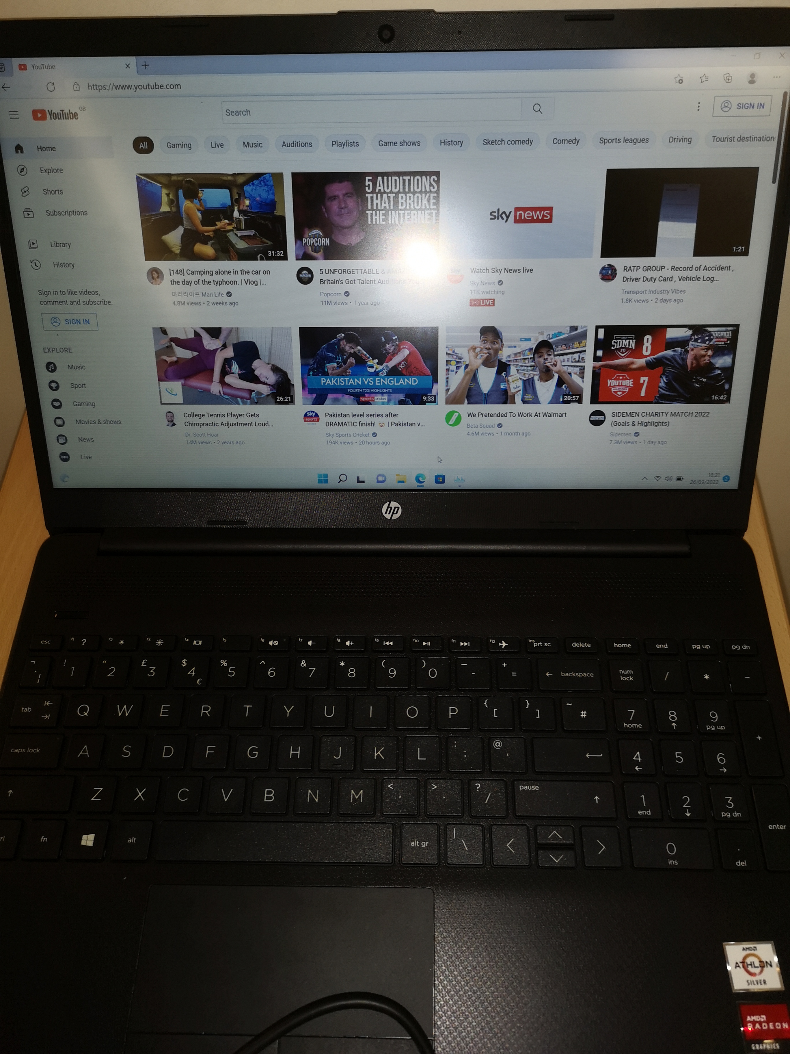 HP laptop